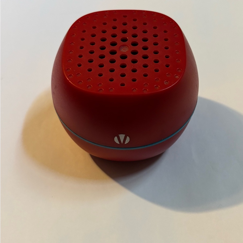Vivitar Red Portable Bluetooth Speaker Tested And Working